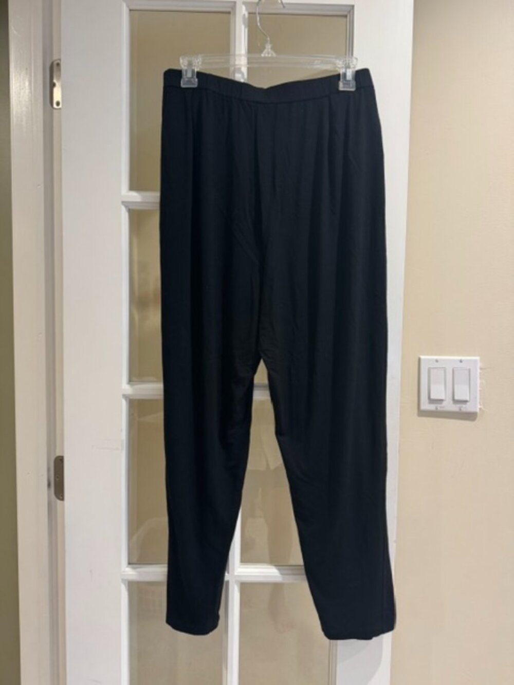 Eileen Fisher Black Pull-On Pants XXL
